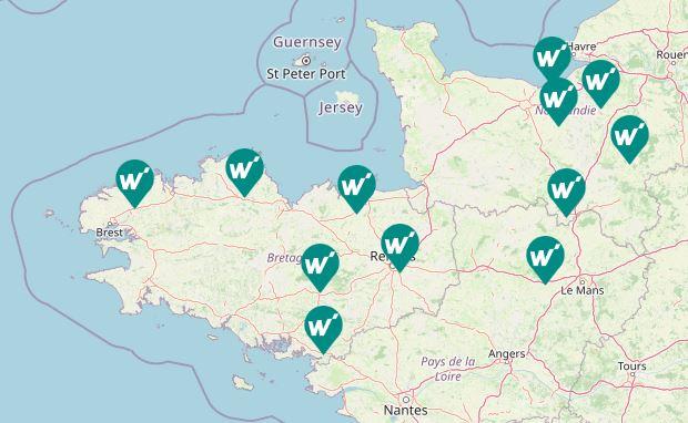 Carte revendeurs Sunward